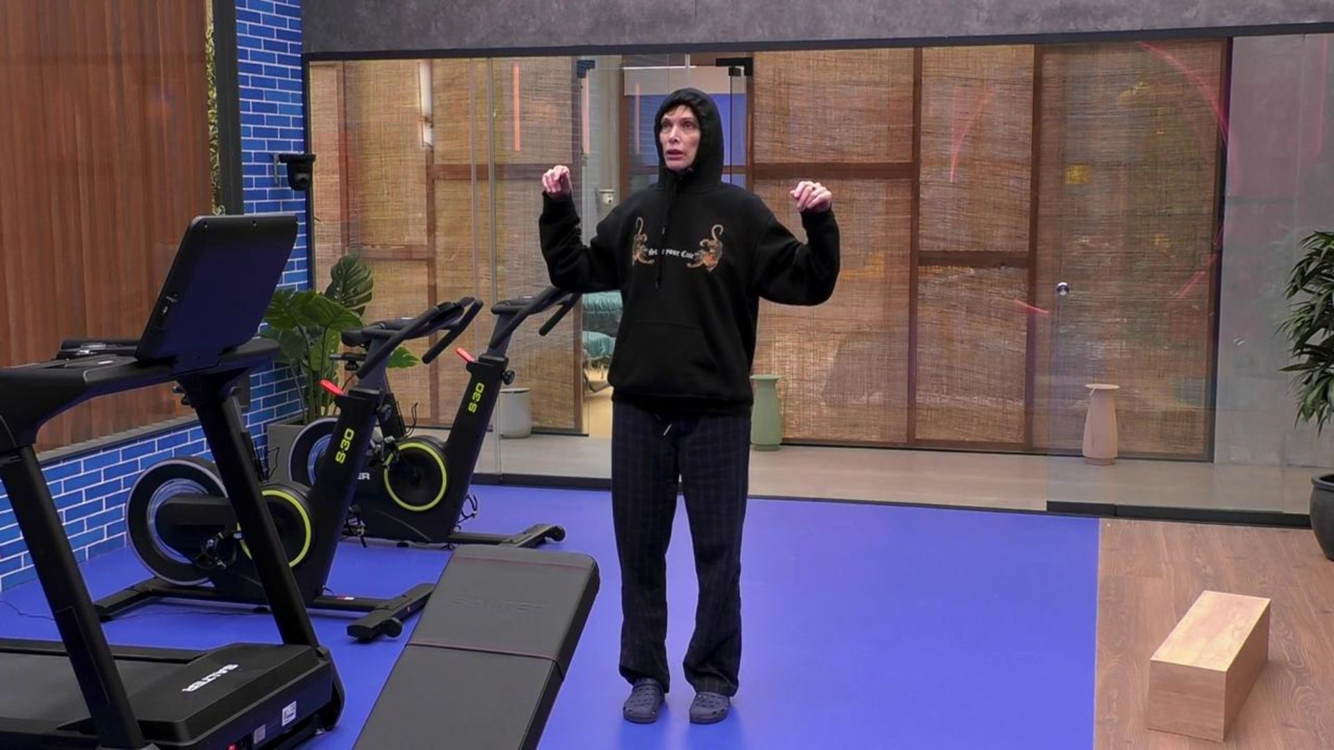 Cristina Piaget se prepara