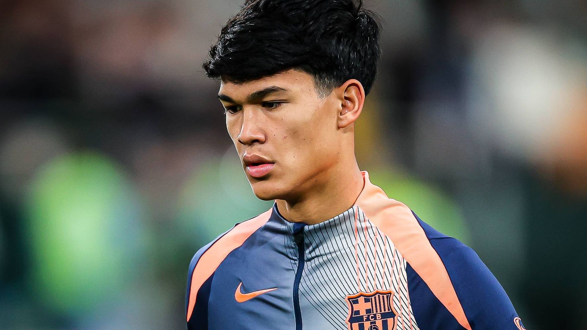 Dro Fernández durante un partido del FC Barcelona