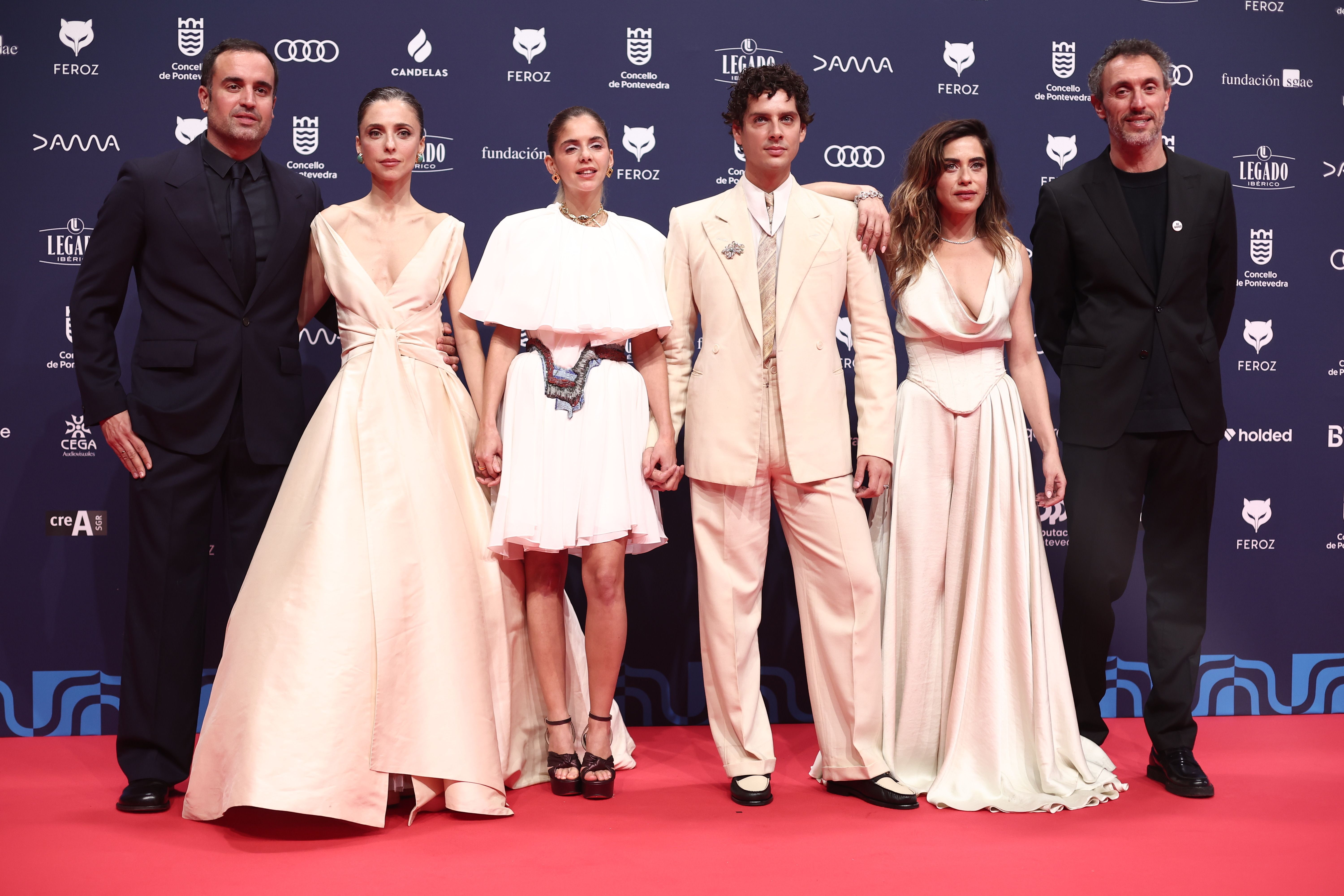 El equipo de 'Silencio', en los Premios Feroz 2026