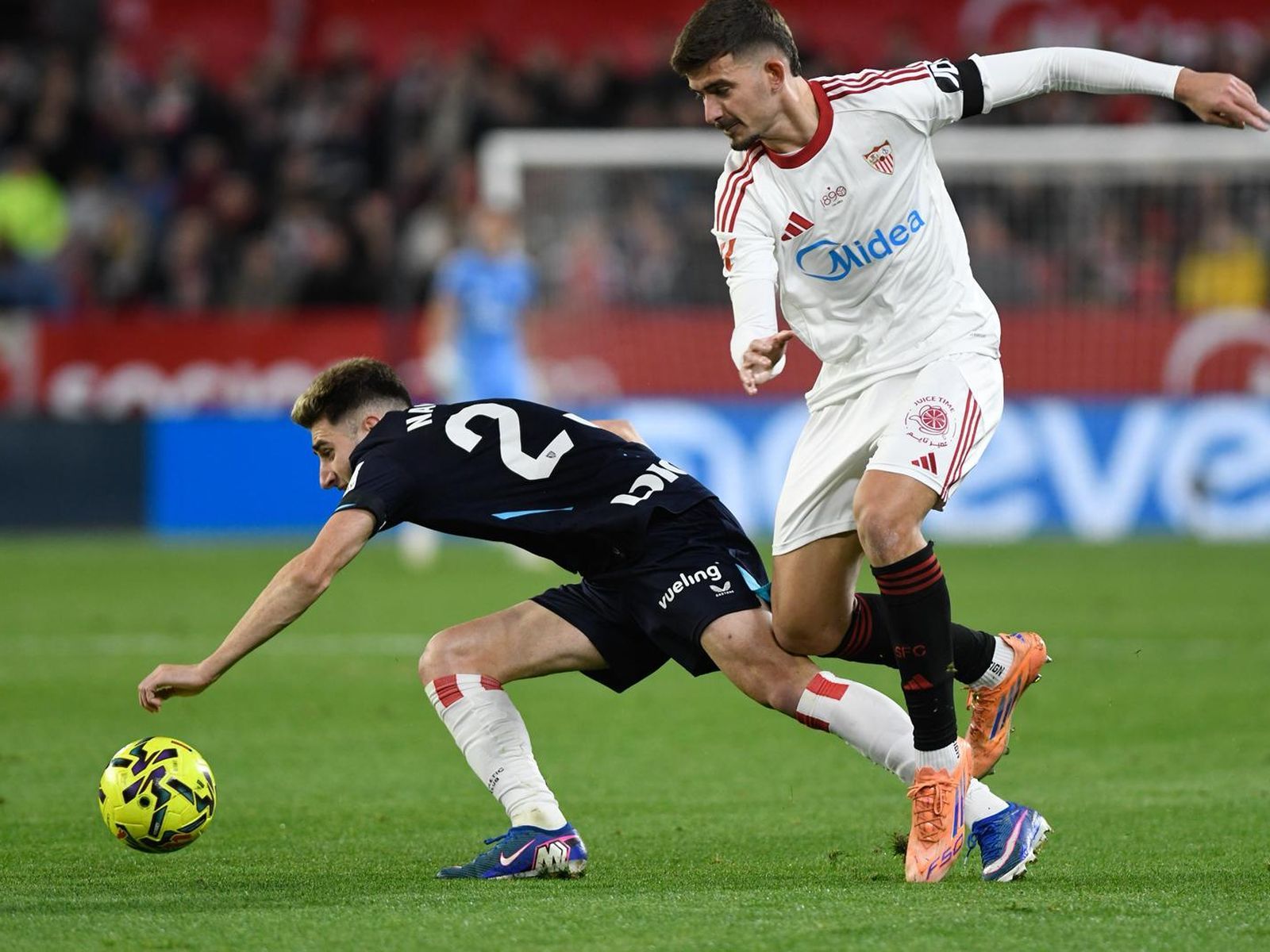 Kike Salas, en el Sevilla-Athletic
