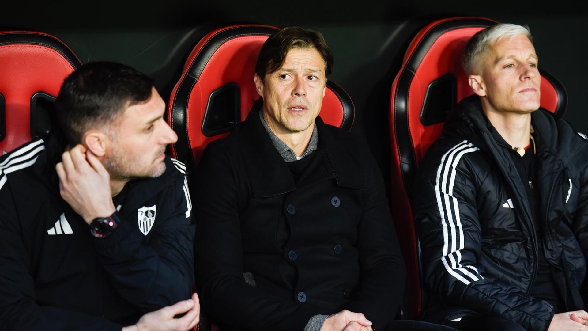 Matías Almeyda, en el Sevilla-Athletic