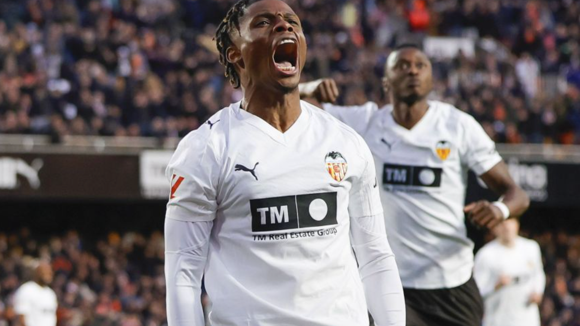 Ramazani marca en Mestalla Ramazani marca en Mestalla