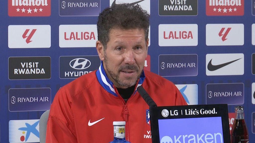 Simeone asume las bajas y señala a Julián: “Se cree por sí solo”