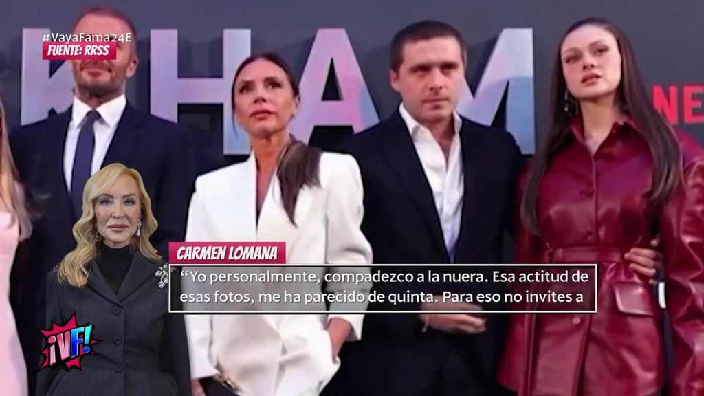 Carmen Lomana carga contra Victoria Beckham tras el enfrentamiento con su hijo Brooklyn: "No la traga nadie" ¡Vaya fama! 2026 Top Vídeos 107