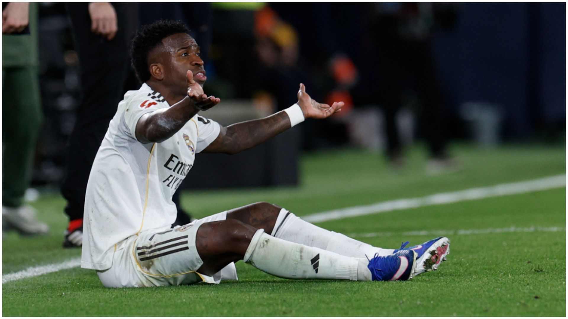 Vinicius, durante el Villarreal - Real Madrid