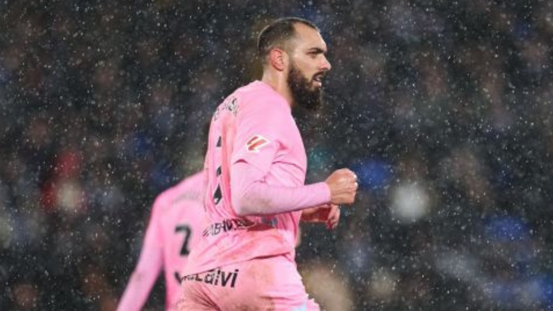 Borja Iglesias celebra su gol a la Real Sociedad Borja Iglesias celebra su gol a la Real Sociedad