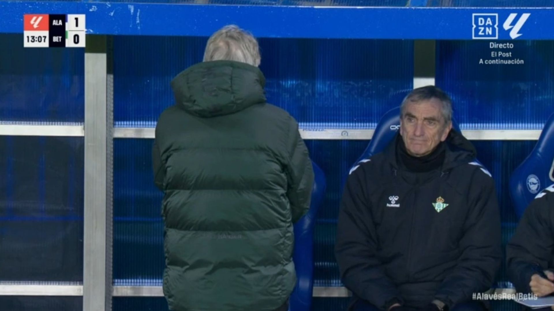 Cousillas, lamentándose del error de Bakambu.