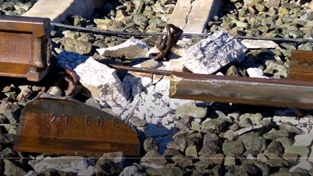 El fragmento del carril roto en Adamuz estaba unido a otro de hace 36 años: "Adif piensa que era del 1989"