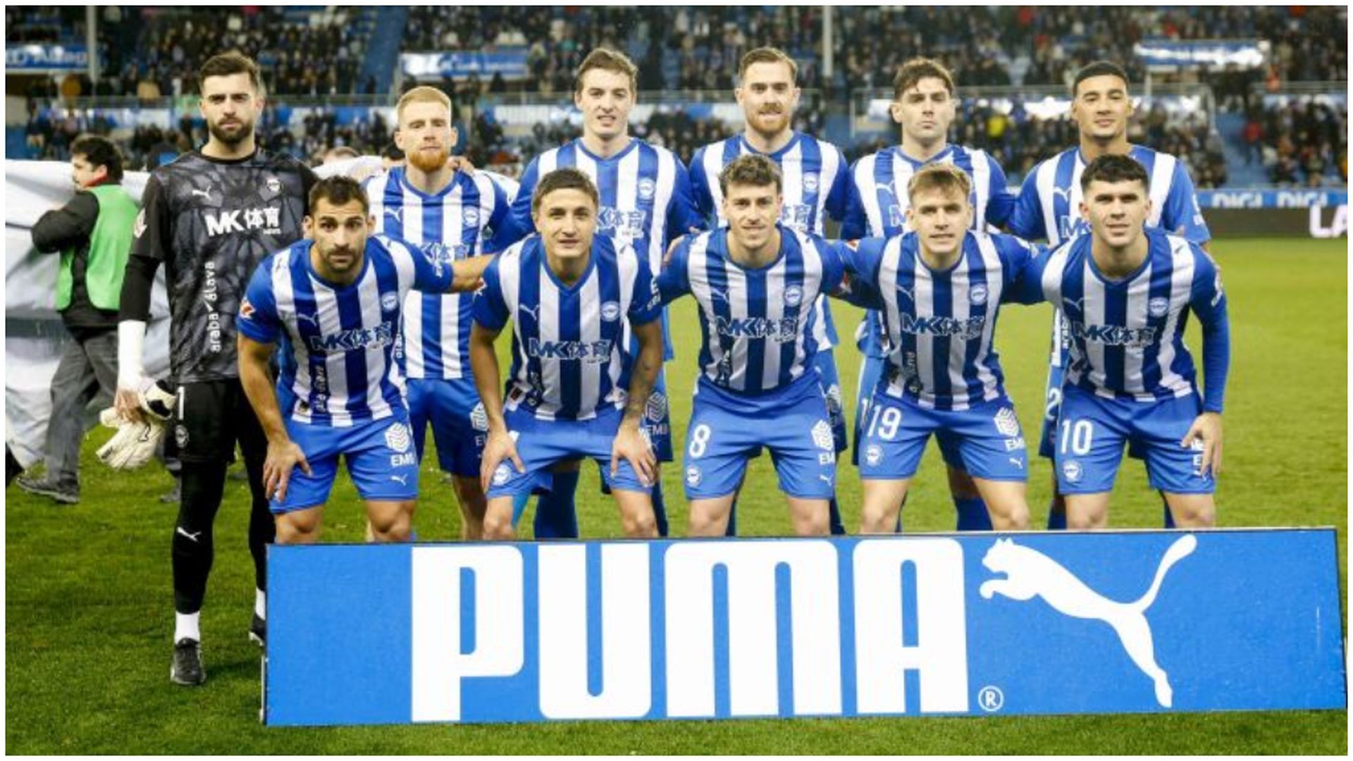 El once inicial del Deportivo Alavés ante el Real Betis