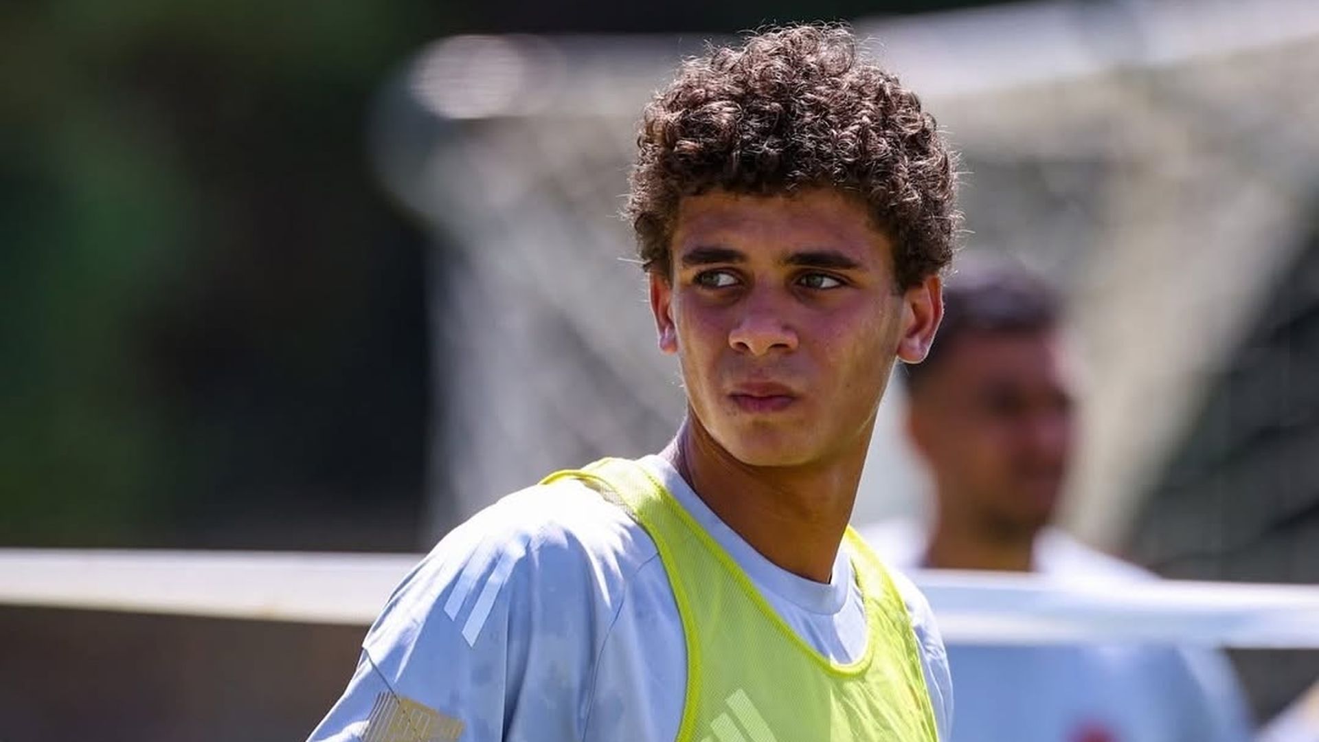 Hamza Abdelkarim durante un entrenamiento del Al-Ahly Hamza Abdelkarim durante un entrenamiento del Al-Ahly