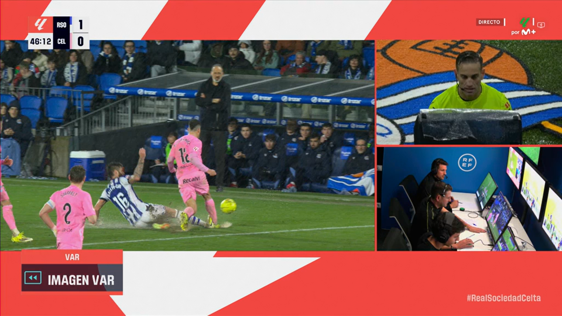 La dura entrada de Caleta-Car sobre Manu Fernández