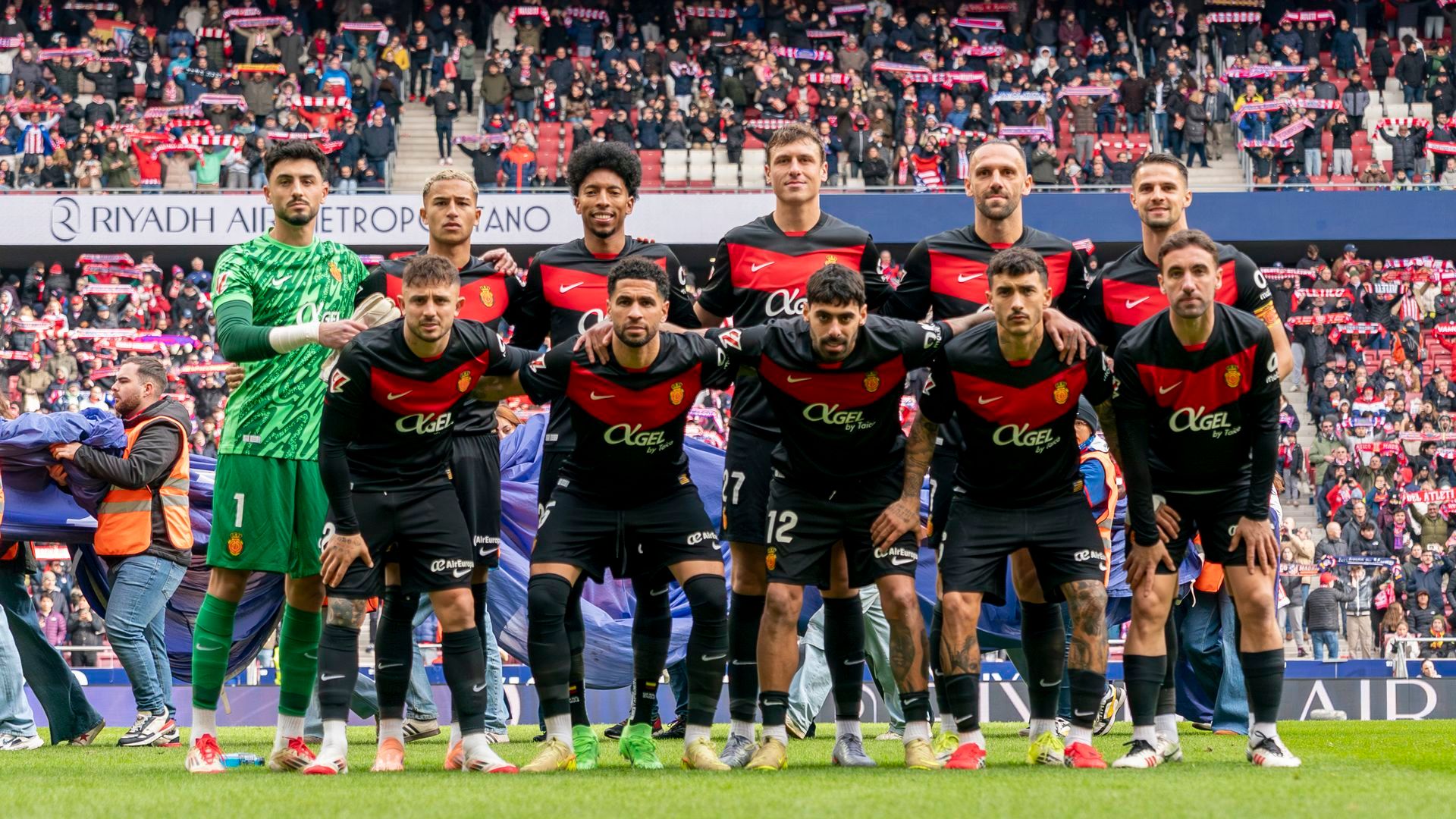 Once del Mallorca ante el Atlético de Madrid