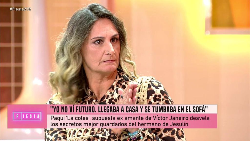 Paqui 'La coles' reaparece en 'Fiesta' y habla de sus encuentros con Víctor Janeiro: "Me prohibía llamarle cuando estaba con Beatriz Trapote" Fiesta 2026 Top Vídeos 998