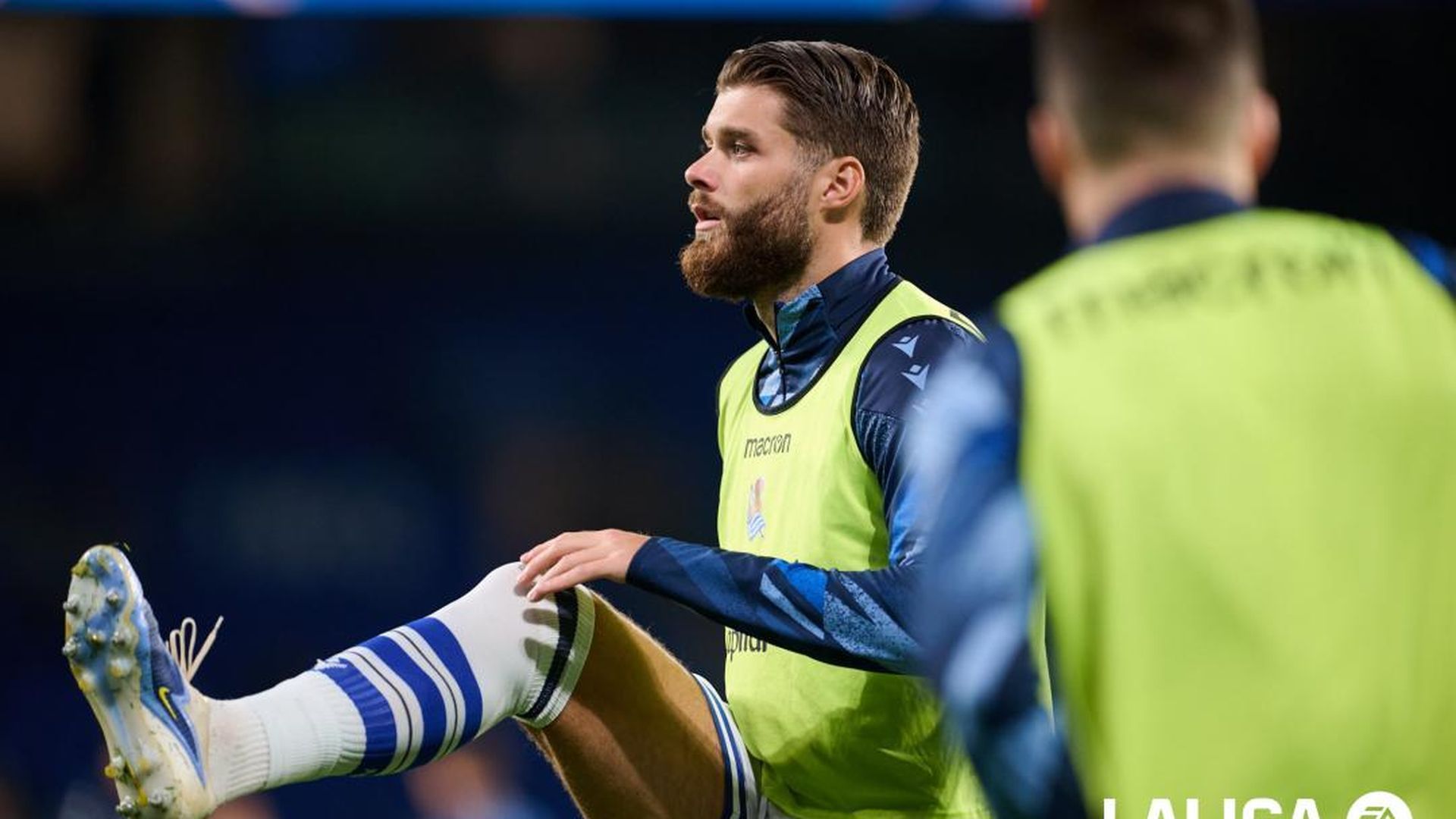 Caleta-Car, en un partido de la Real Sociedad Caleta-Car, en un partido de la Real Sociedad