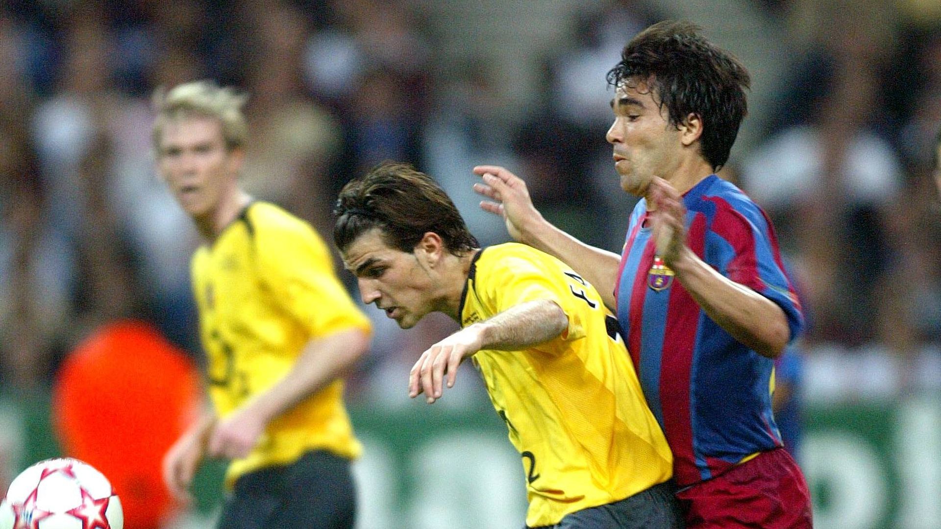 Cesc Fábregas en el Arsenal contra el Barcelona