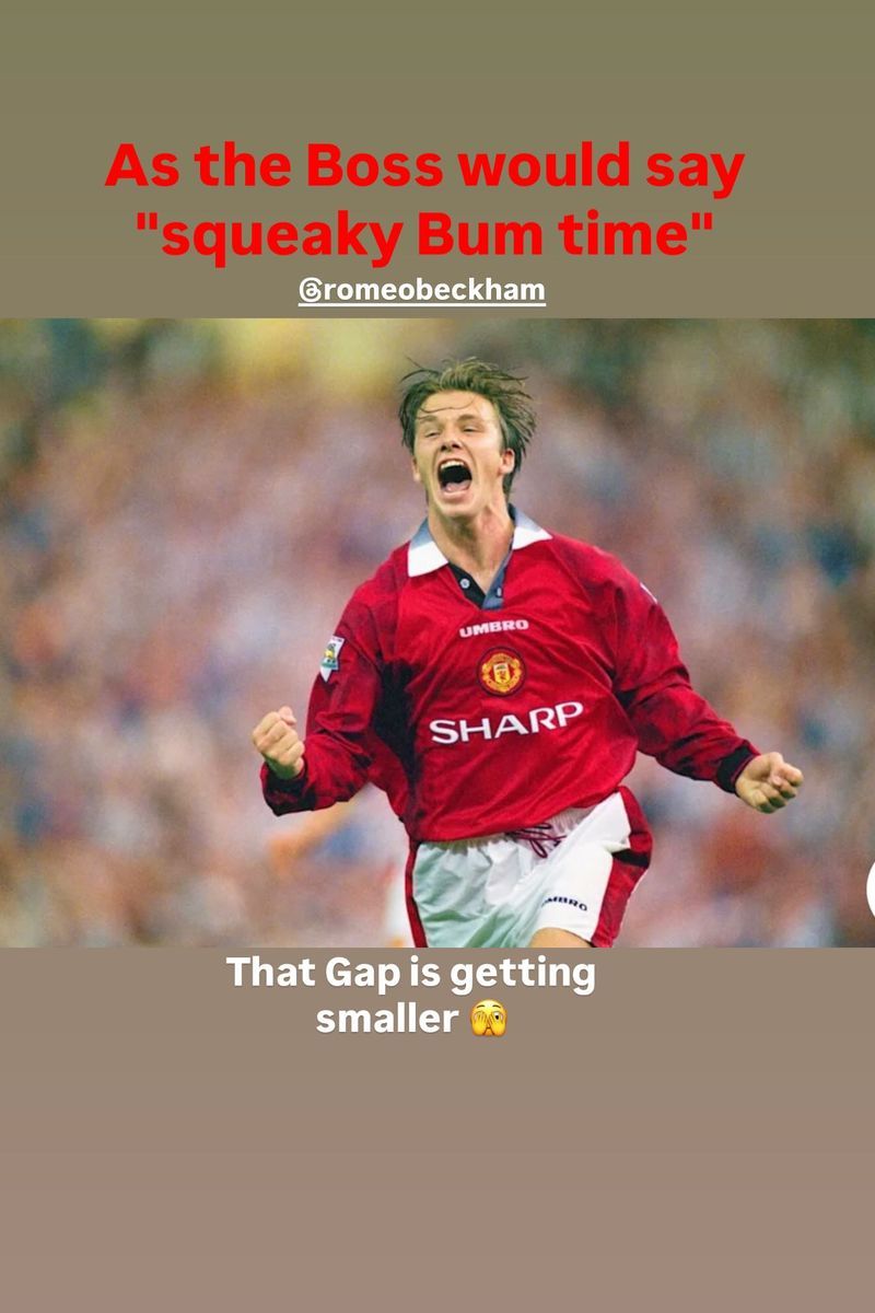 David Beckham y el cómico enfrentamiento con su hijo Romeo a cuenta del fútbol inglés