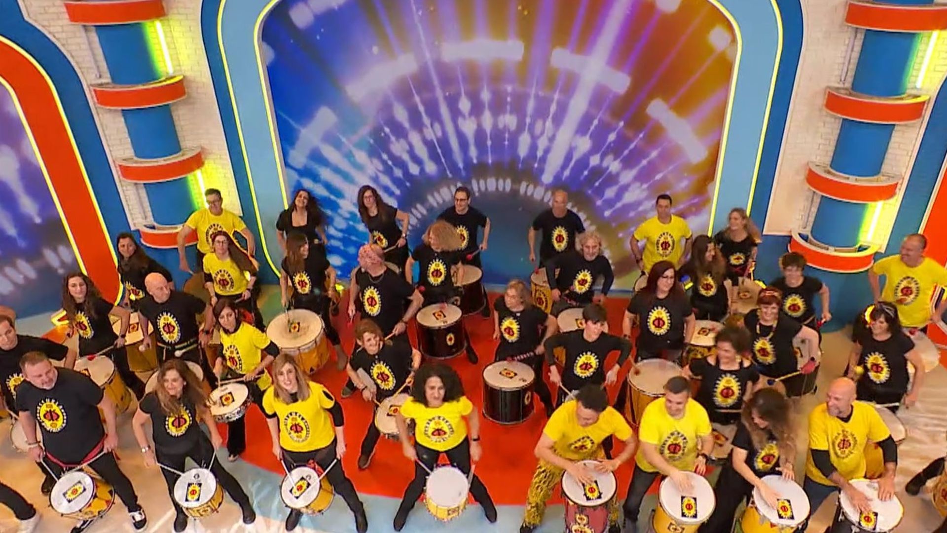 Así ha sido la entrada de la batucada en el programa