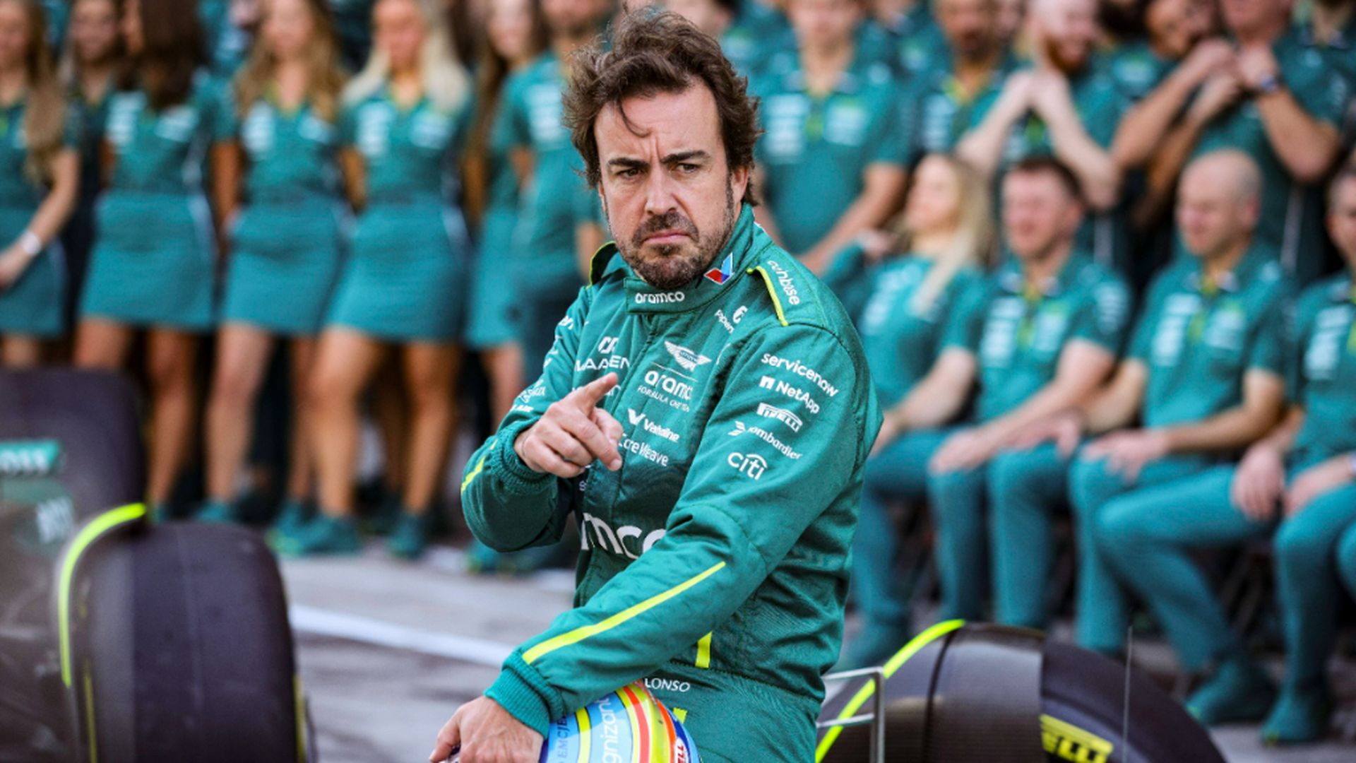 Fernando Alonso, con Aston Martin en 2025