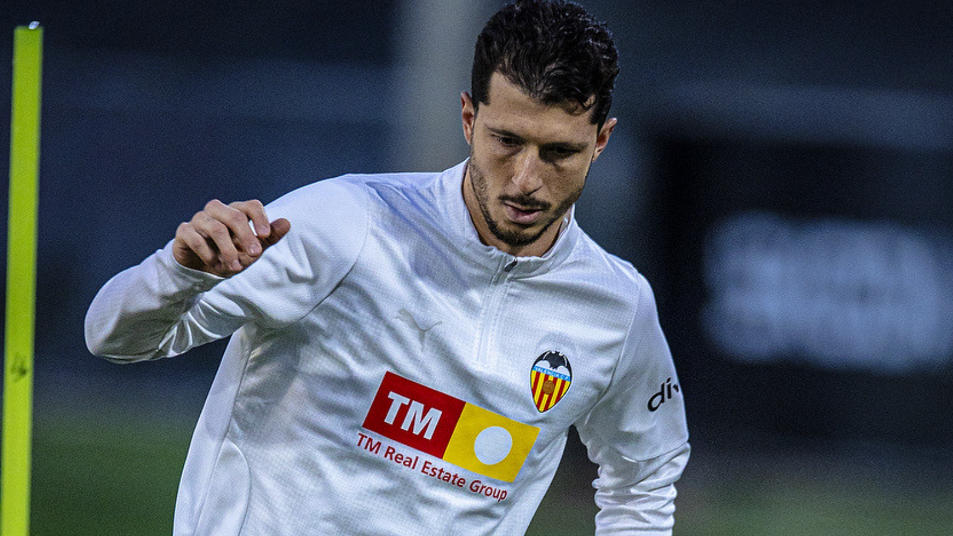 Guido Rodríguez con el Valencia CF