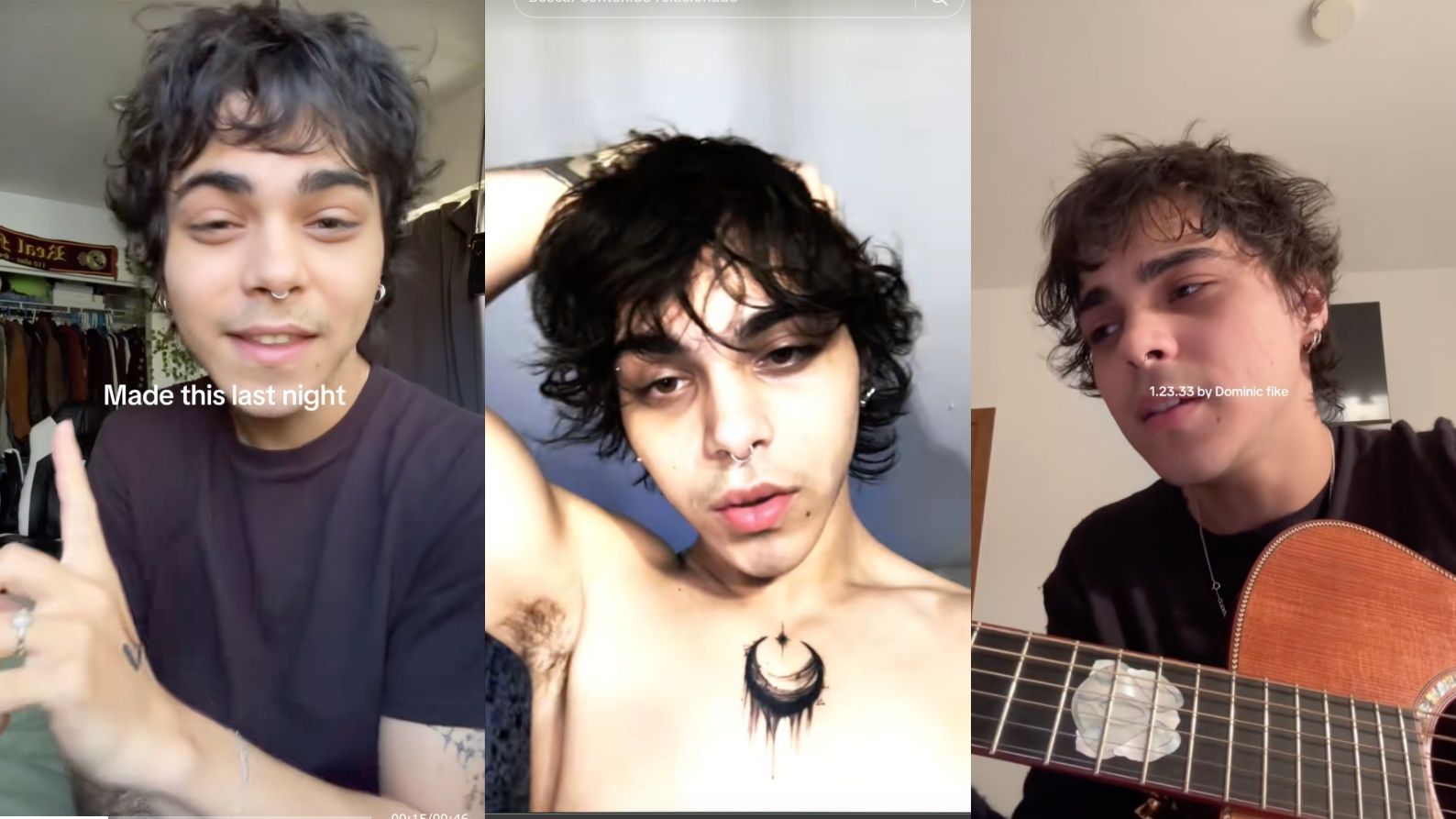 Imágenes del Tik Tok del hijo de Alejandro Sanz