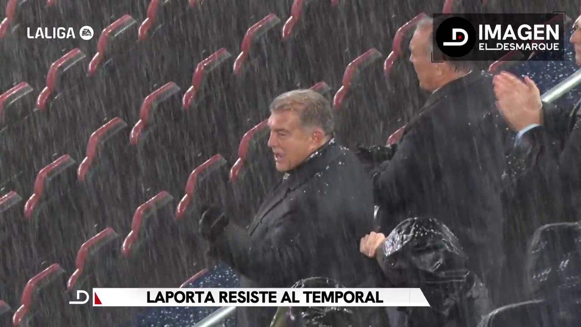 Joan Laporta en el Camp Nou