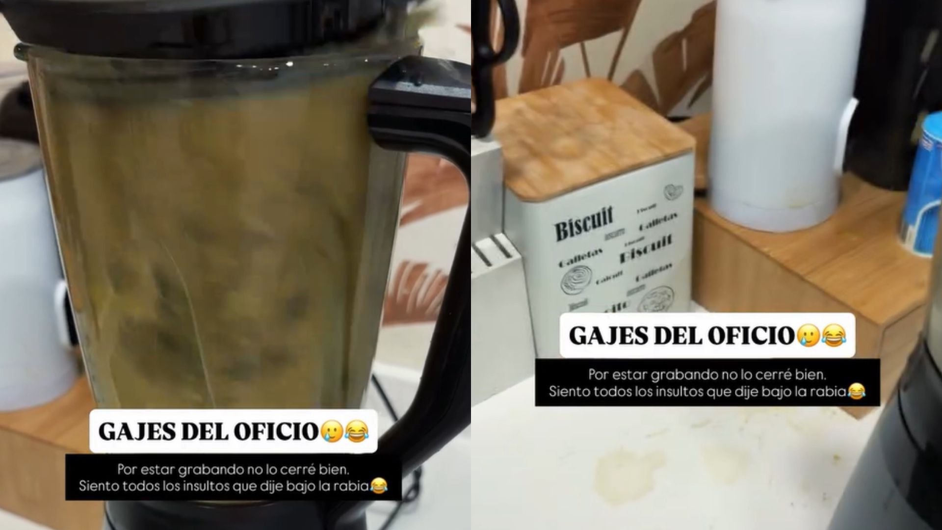 La receta de Marta Peñate que ha terminado con un pequeño percance doméstico