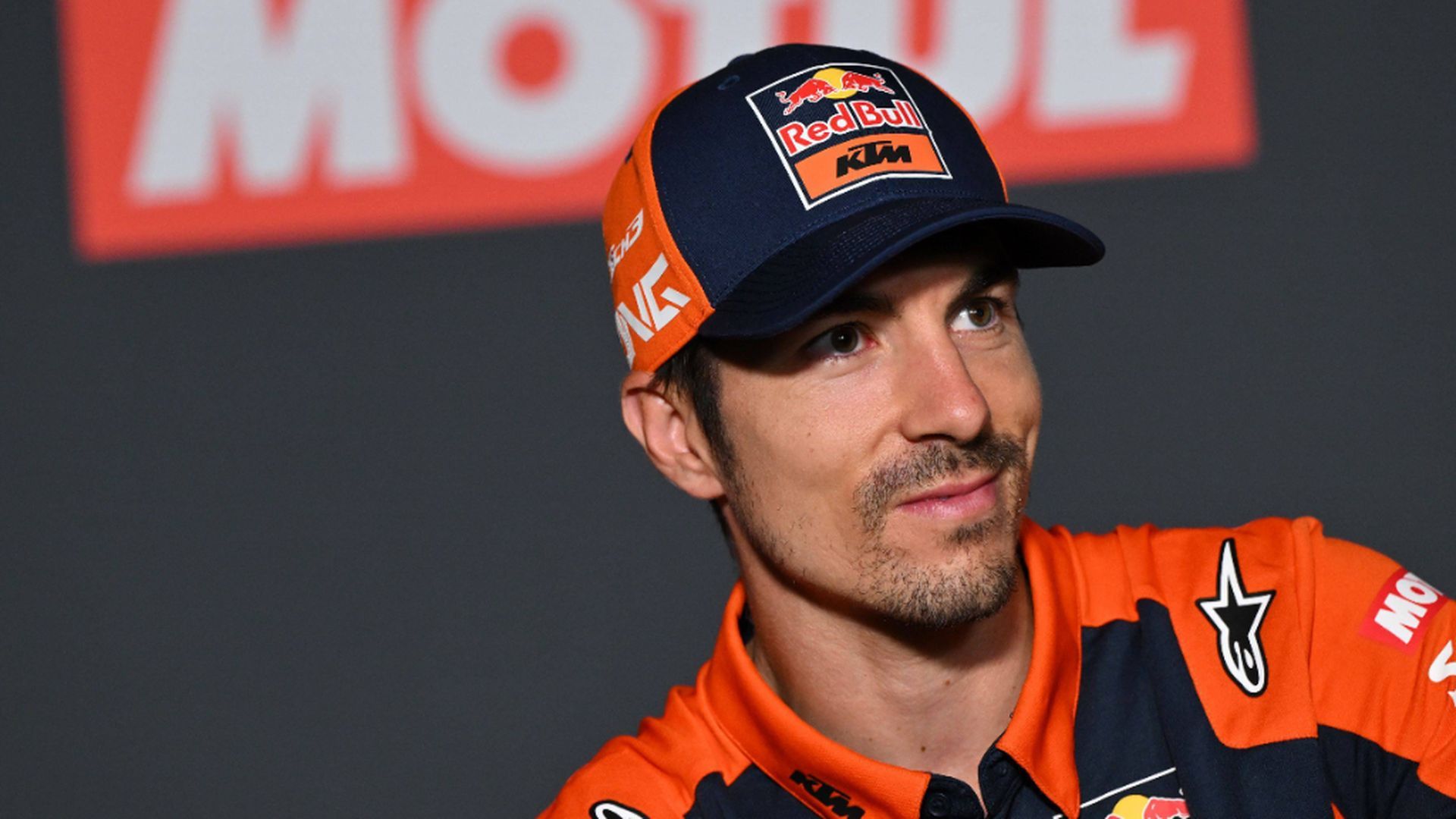 Maverick Viñales, en rueda de prensa