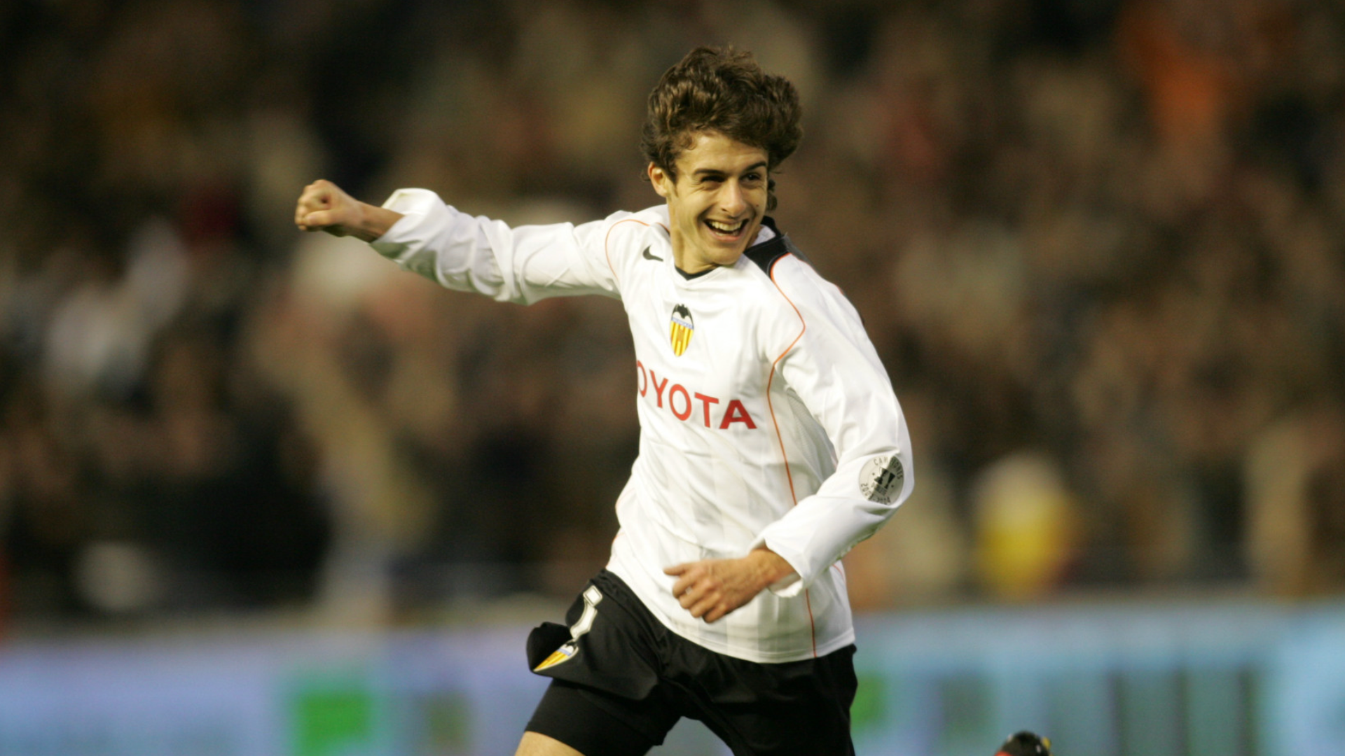 Pablo Aimar con el Valencia CF
