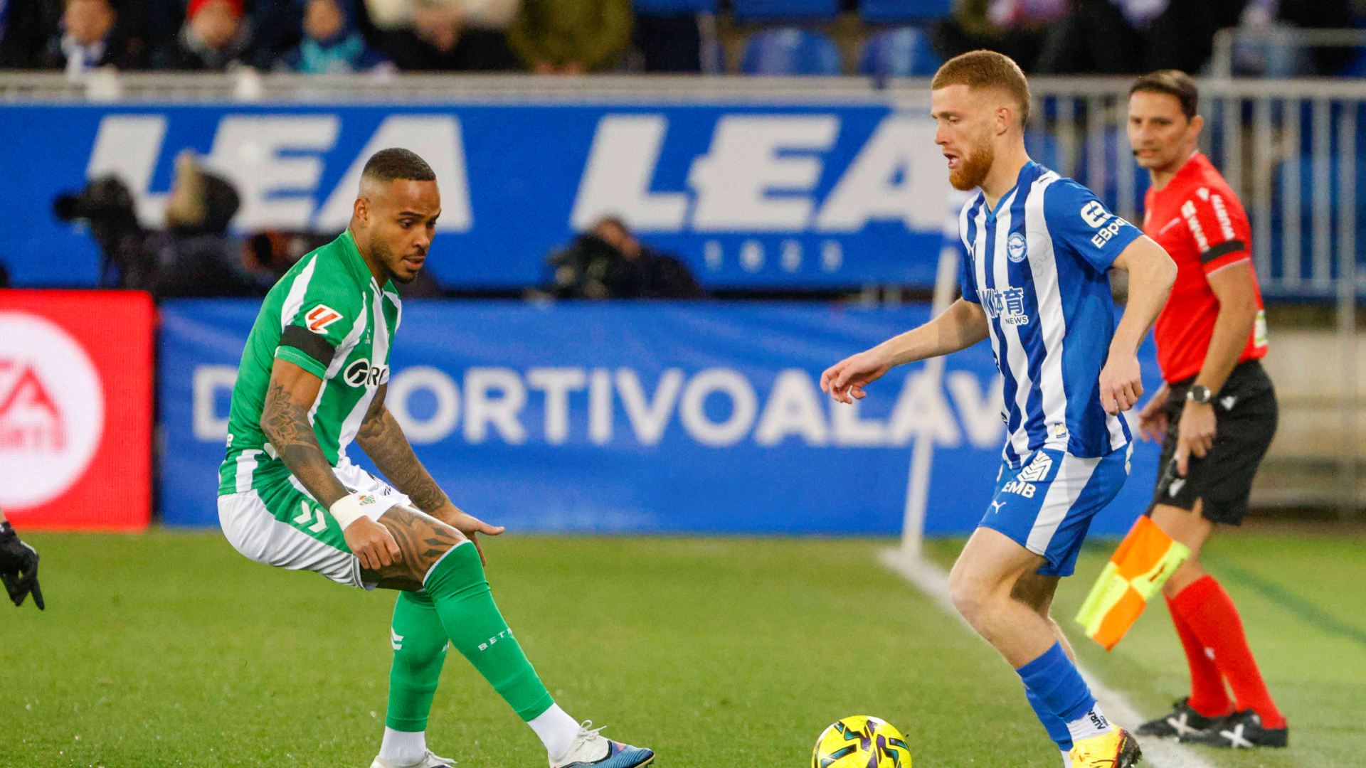 Carlos Vicente, en el Alavés-Betis