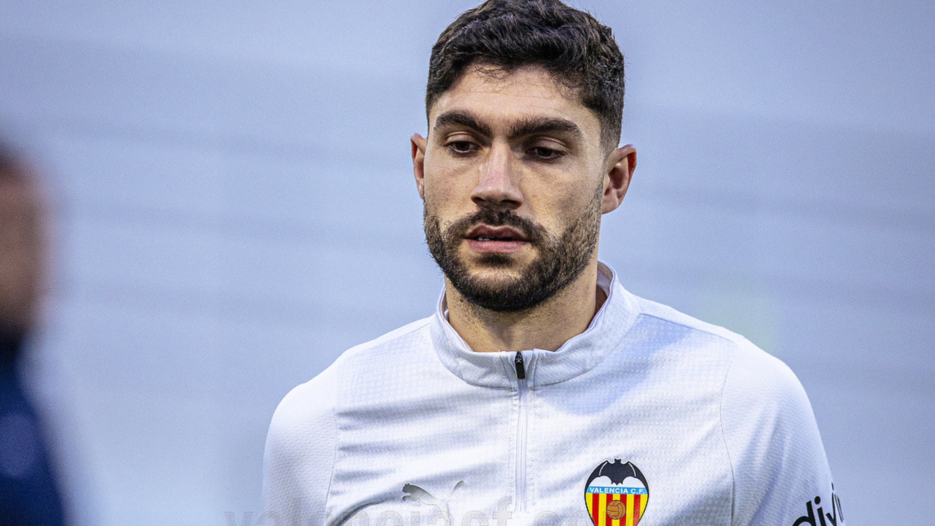 Unai Núñez con el Valencia CF