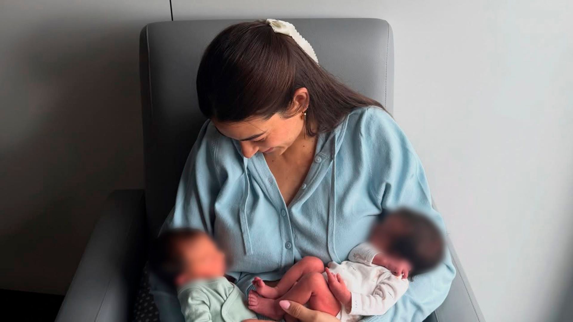 Así ha sido el nacimiento de los hijos de estela grande, Luca y Liah