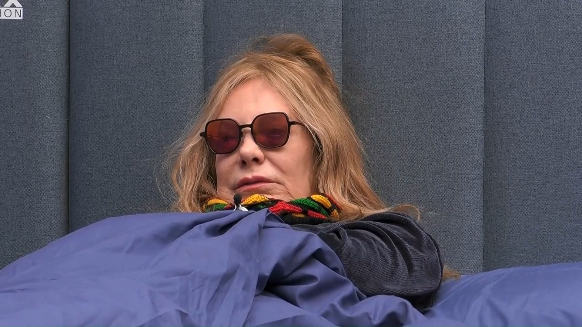 Belén Rodríguez pensando al despertar