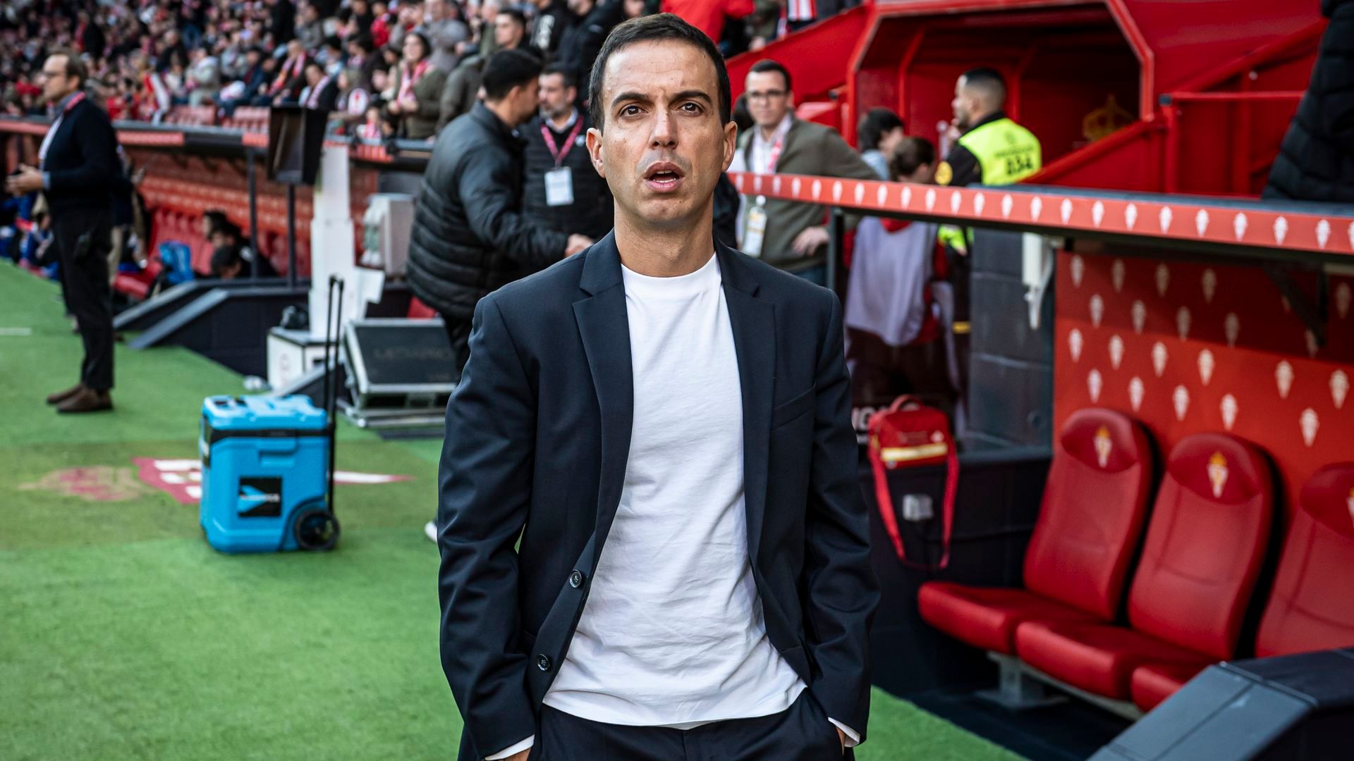 Borja Jiménez en un encuentro