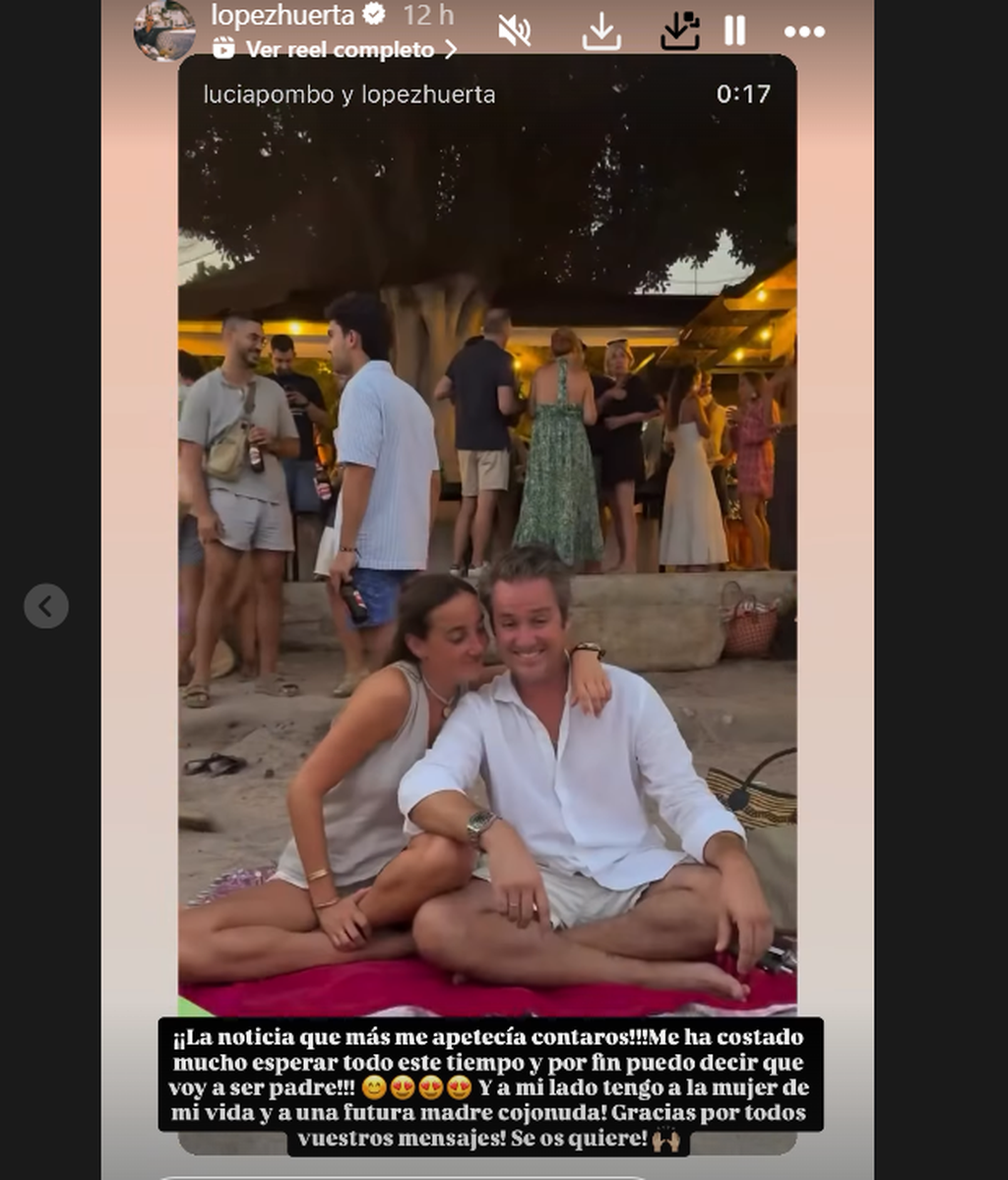 El mensaje de Álvaro López Huerta sobre su paternidad