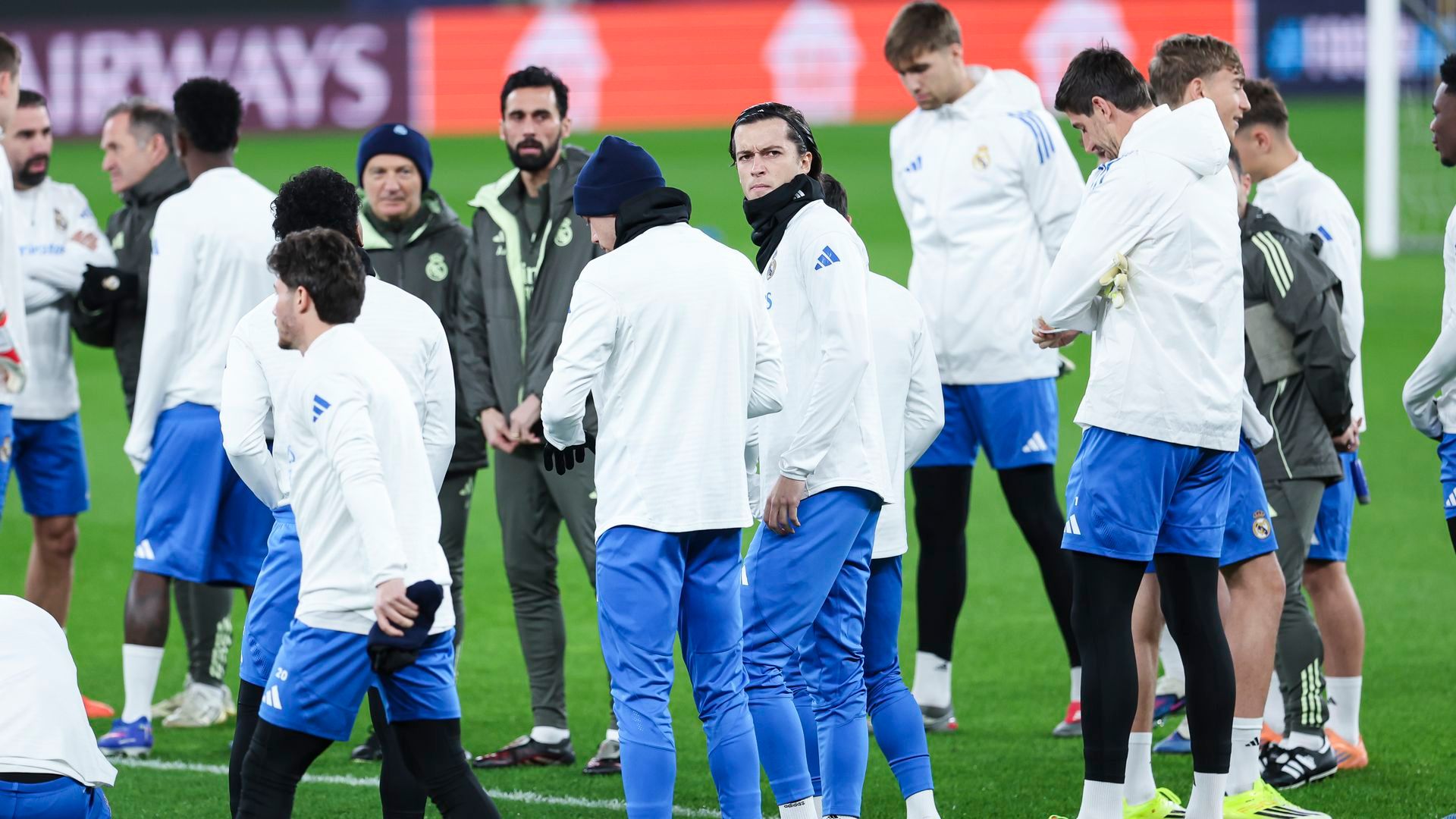El Real Madrid entrenando en Portugal