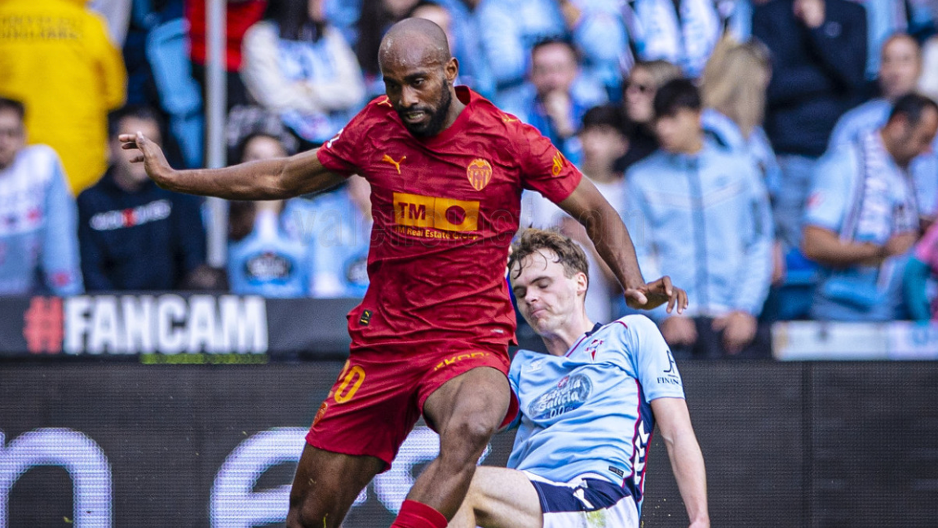 Foulquier en el Celta - Valencia CF