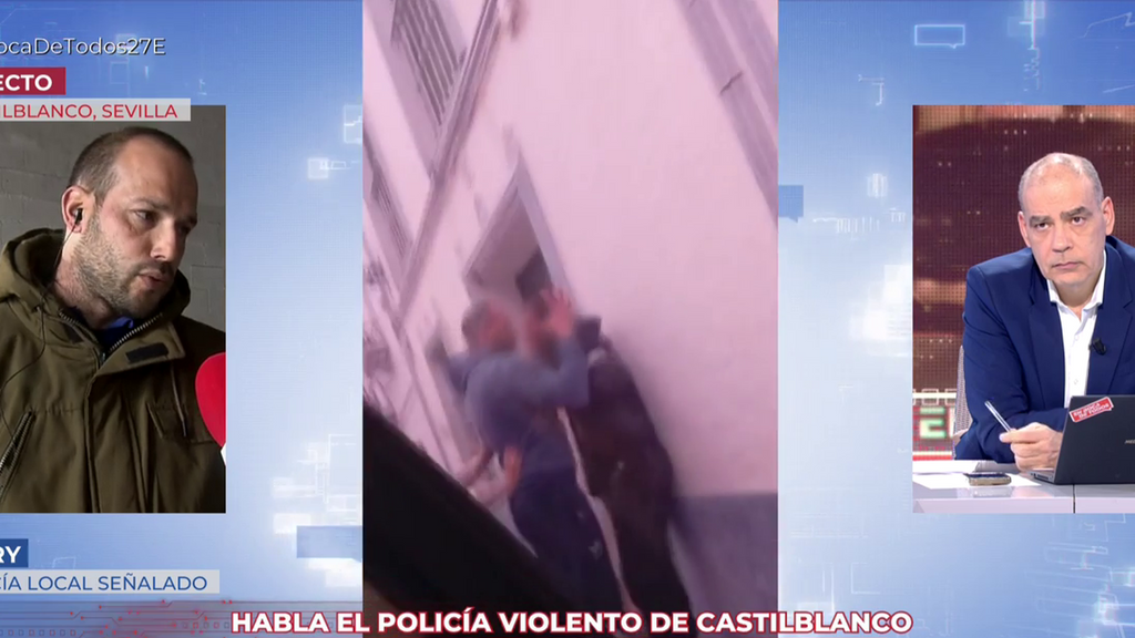 Habla el agente grabado en actitud violenta en Castilblanco: “Isabel no ha dicho ninguna verdad”