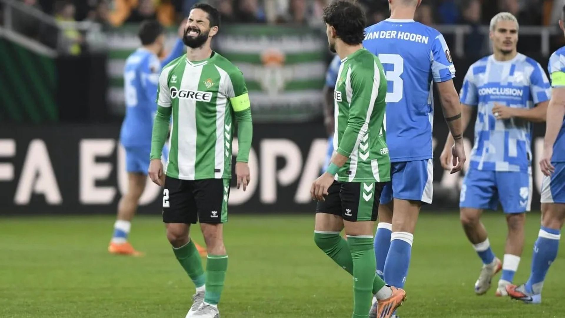 Isco, lesionado en el Betis-Utrecht