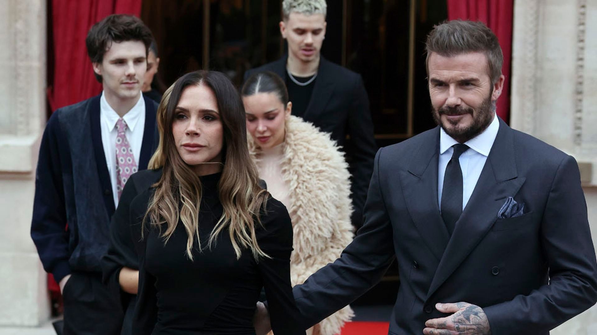 La familia Beckham