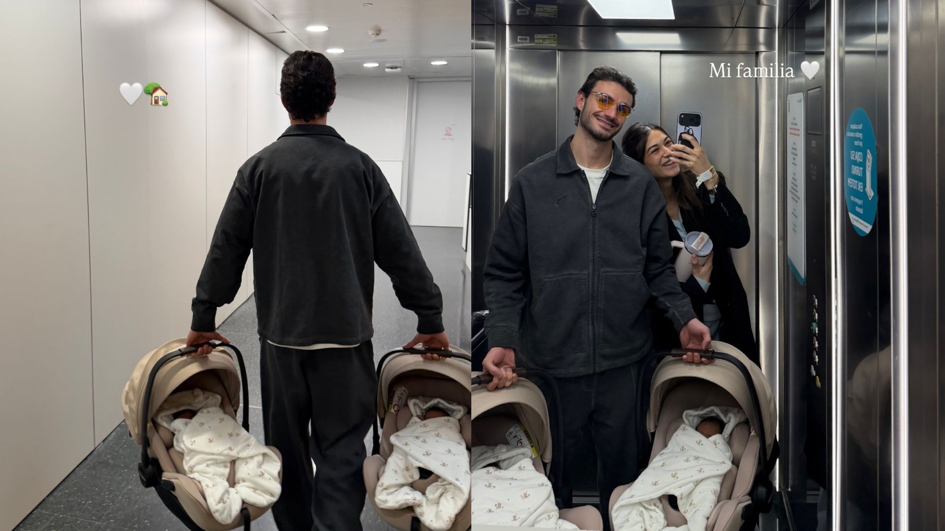 Las fotos familiares de Estela Grande tras recibir el alta hospitalaria