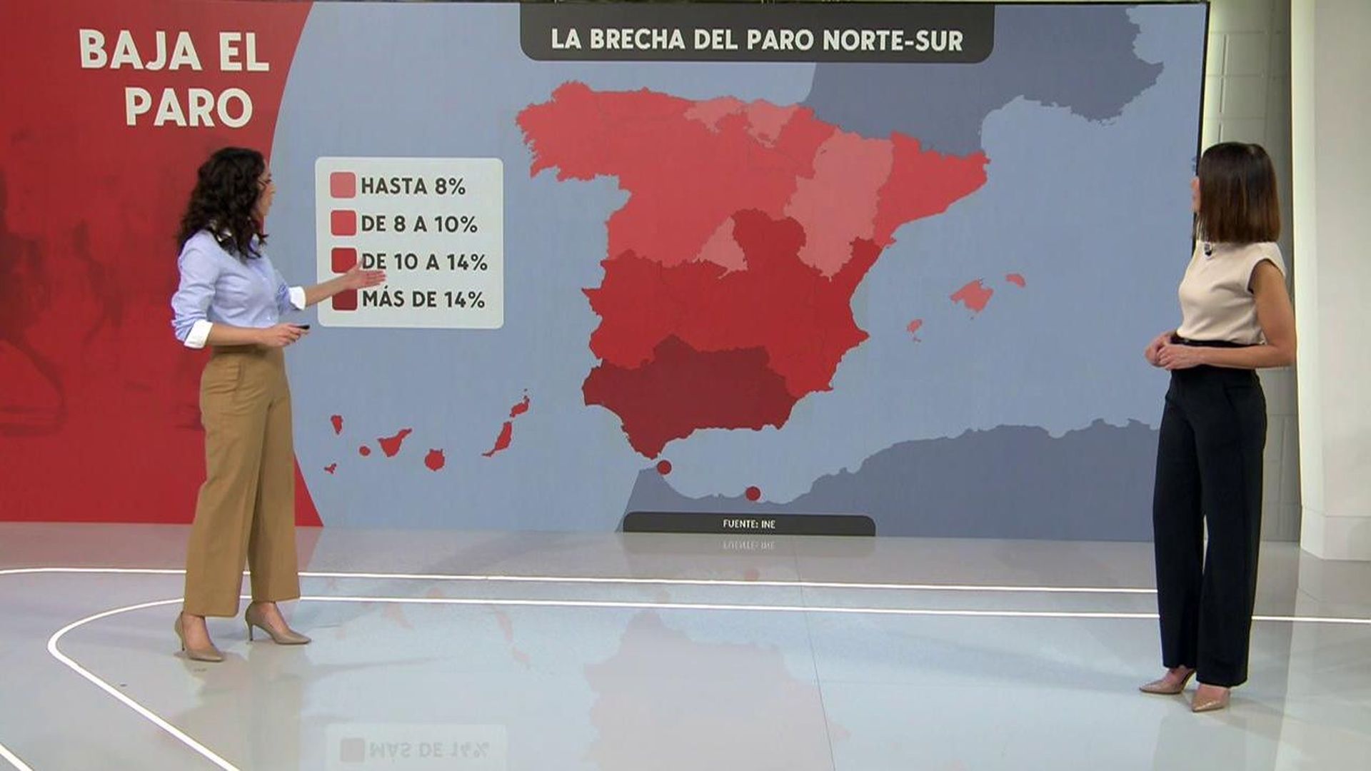 Los puntos negros del paro que no cesan: La brecha de las dos Españas, los jóvenes y las mujeres