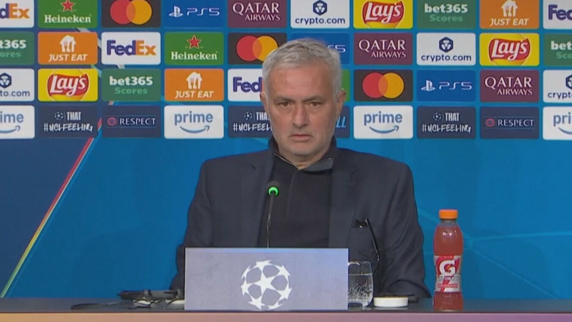 José Mourinho, en sala de prensa
