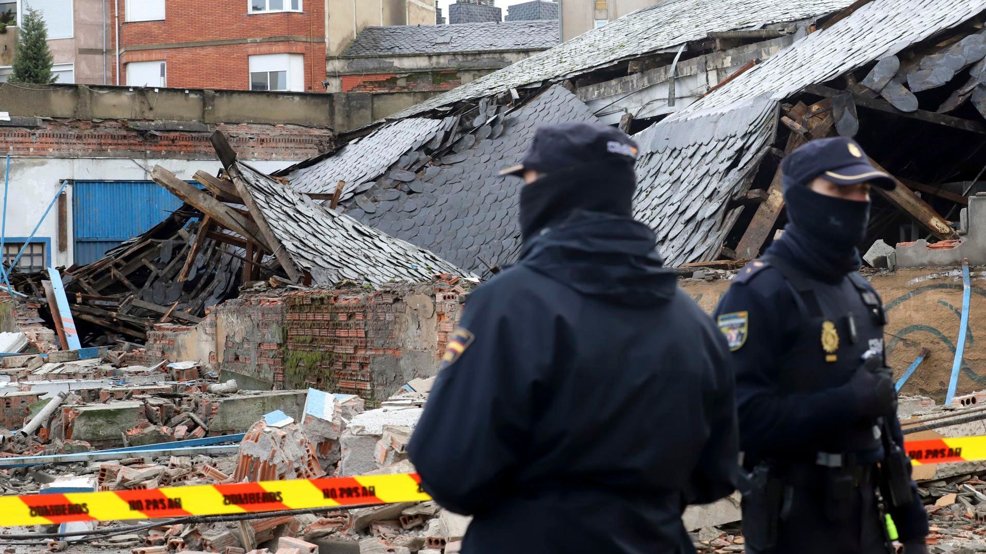 Se derrumba un edificio semiabandonado en Ponferrada (León) sin causar heridos