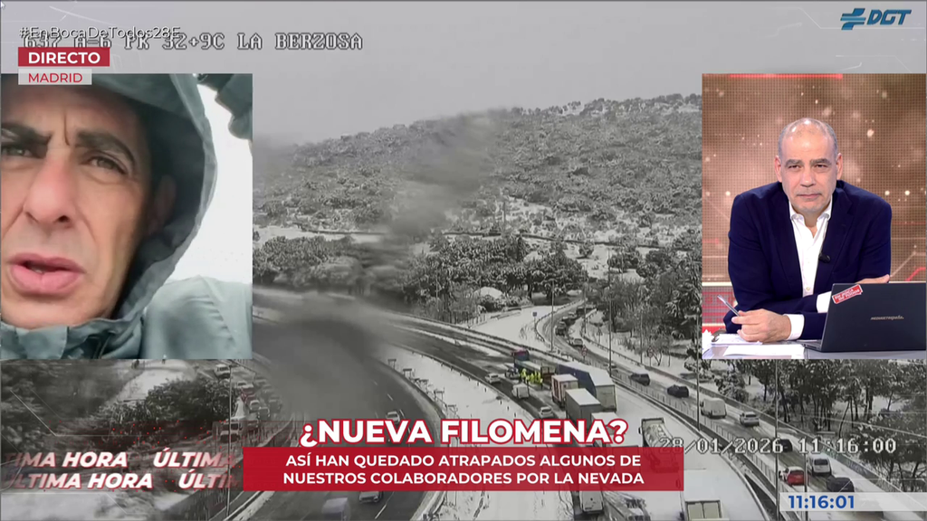 Antonio Naranjo, muy crítico con la gestión de la nevada que ha colapsado Madrid