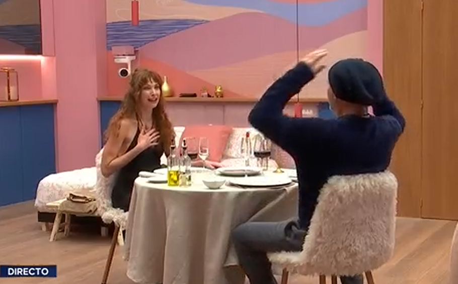 Cena de Carlos con Cristina