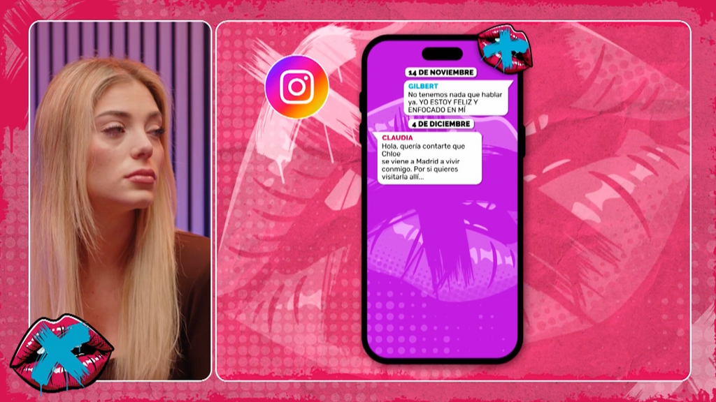 Claudia se rompe al descubrirse los mensajes que sigue mandando a Gilbert:  “No entiendo lo que me está haciendo”