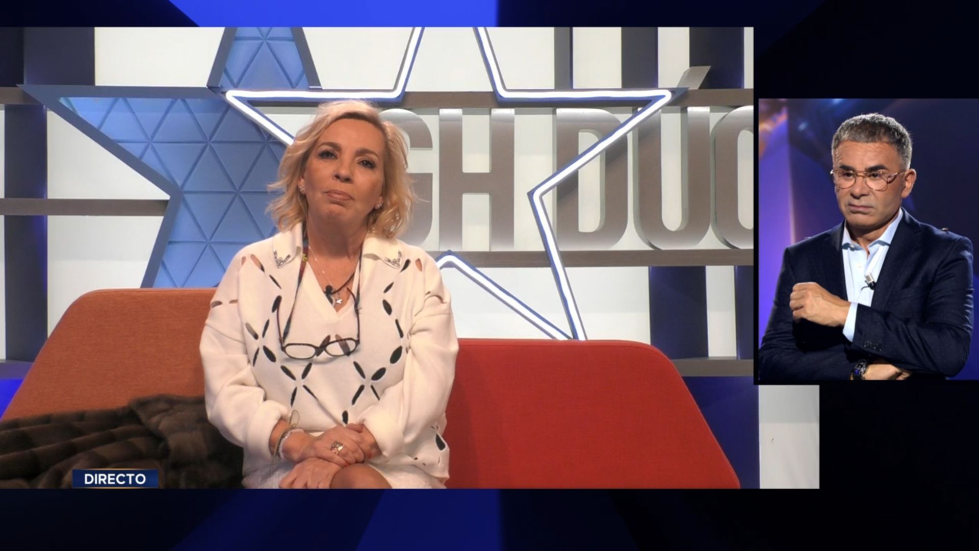 La respuesta de Jorge Javier a Carmen Borrego tras explicar por qué quiere abandonar 'GH DÚO': "Ni improvisas, es siempre lo mismo"