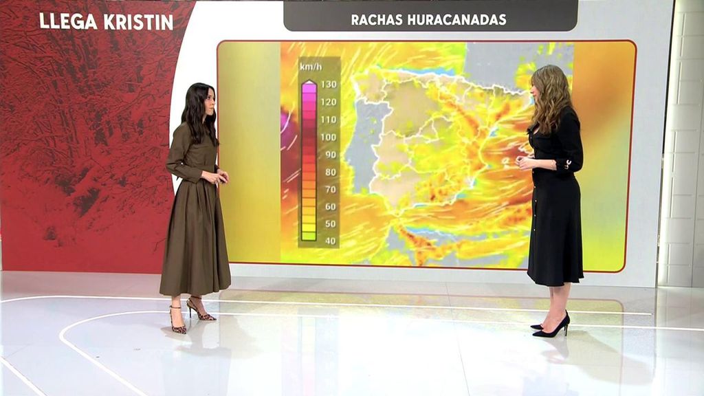La borrasca Kristin sorprende a España con su chorro de aguijón destructivo