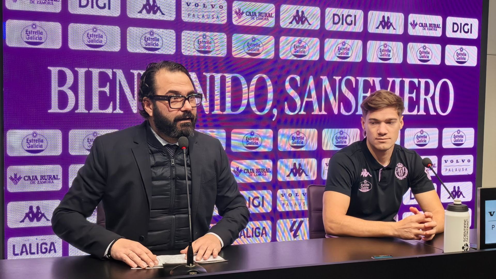 Lucas Sanseviero, en su presentación Lucas Sanseviero, en su presentación