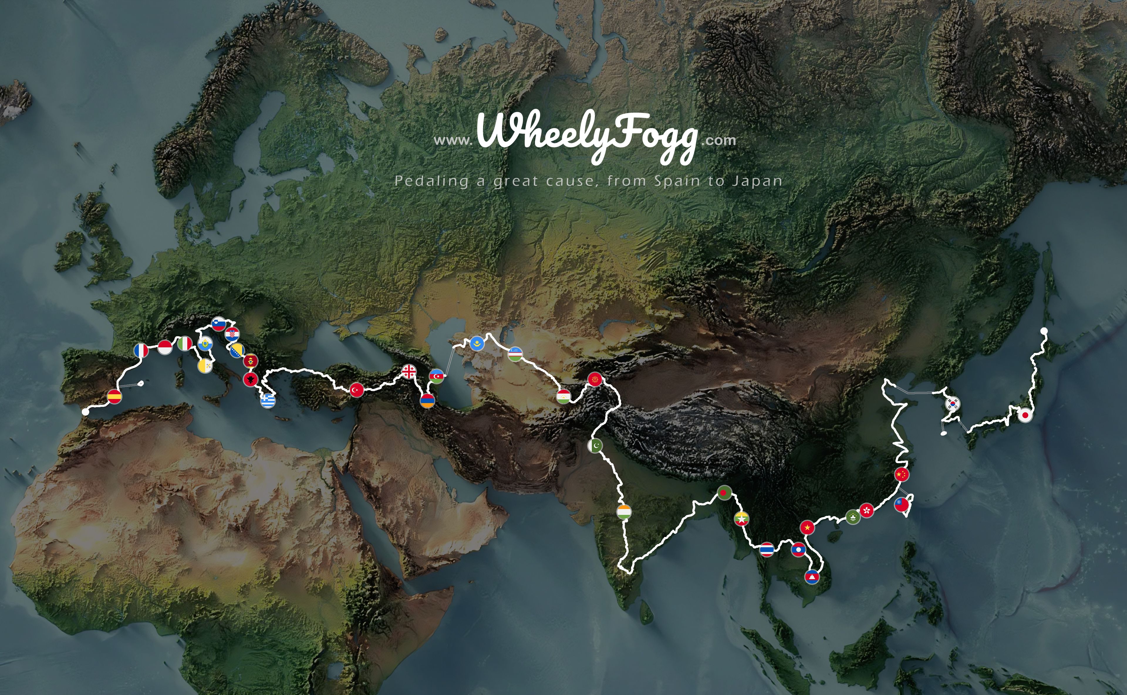 Mapara de la ruta solidaria